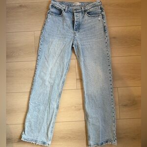 Abercrombie &e Fitch The 90s Baggy Low Rise Jeans
